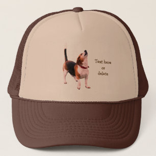 Howling Beagle Dog Personalized Trucker Hat