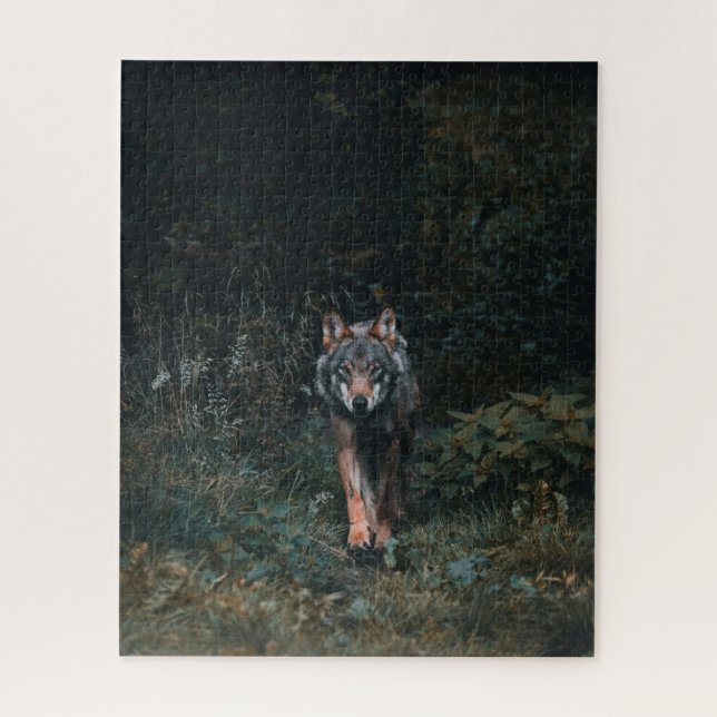 Howling Fun: Dive into Our Wolf Puzzle (Vertical)