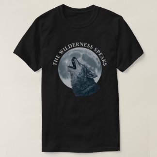 Howling Wolf and Moon T-Shirt