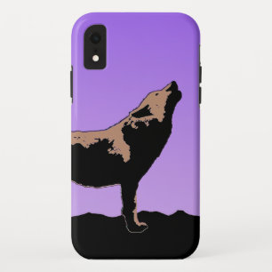 Howling Wolf at Sunset - Original Wildlife Art Case-Mate iPhone Case