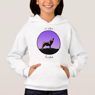 Howling Wolf at Sunset  - Original Wildlife Art Ho