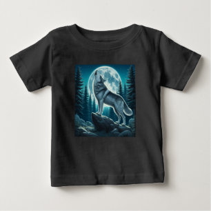 Howling Wolf Baby T-Shirt