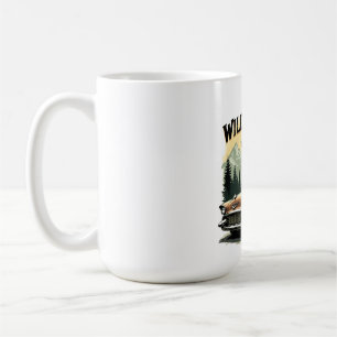 Howling Wolf Classic Vintage Car Nature Road Trip Coffee Mug