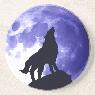Howling Wolf & Fullmoon Coaster