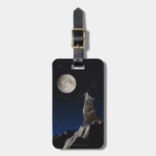 Howling Wolf Luggage Tag