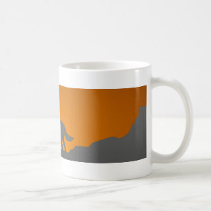 Howling wolf mug