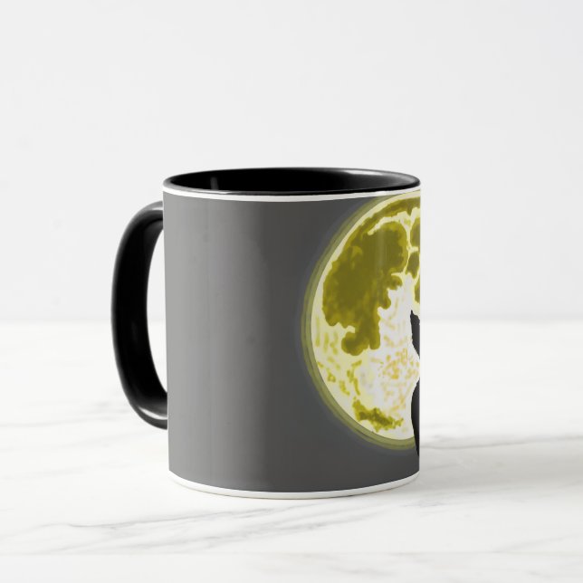 howling wolf  mug (Front Left)