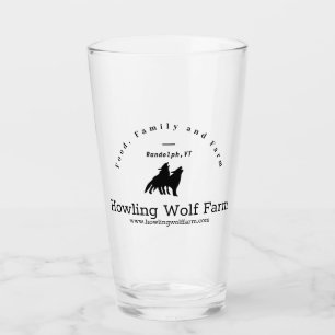 Howling Wolf Pint Glass