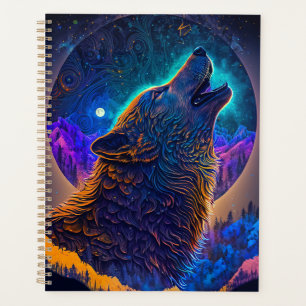 Howling Wolf Surreal Fantasy Planner