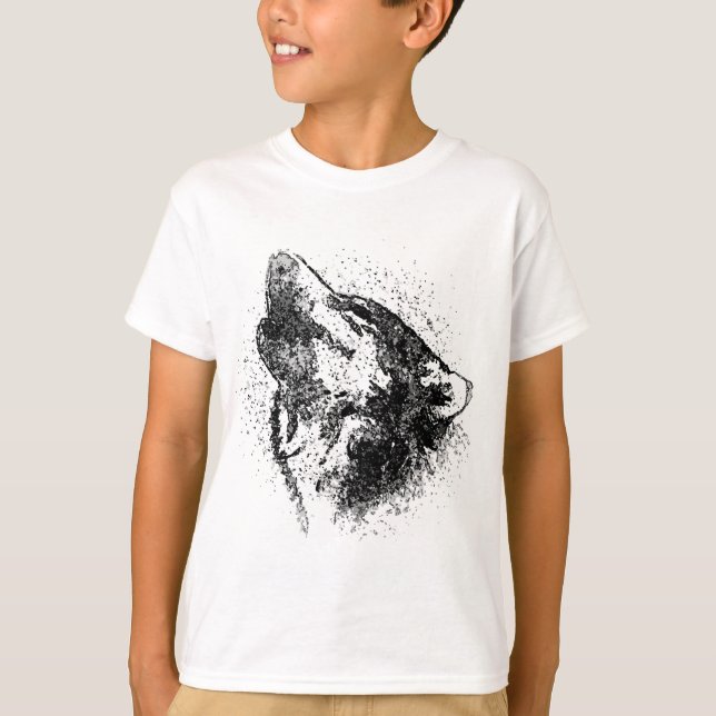 Howling Wolf T-Shirt (Front)
