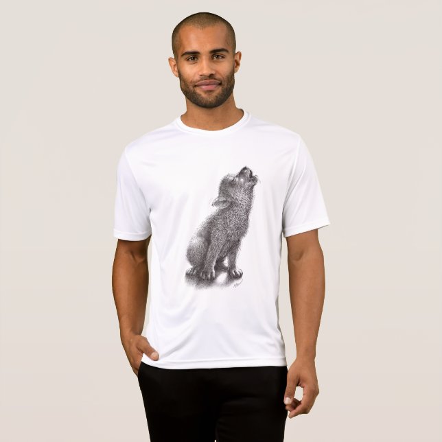 Howling Wolf T-Shirt (Front Full)