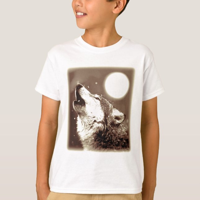 Howling Wolf T-Shirt (Front)