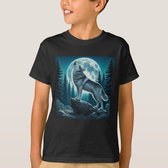 Howling Wolf T-Shirt (Front)