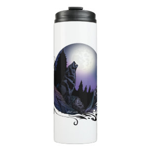 Howling Wolf Thermal Tumbler