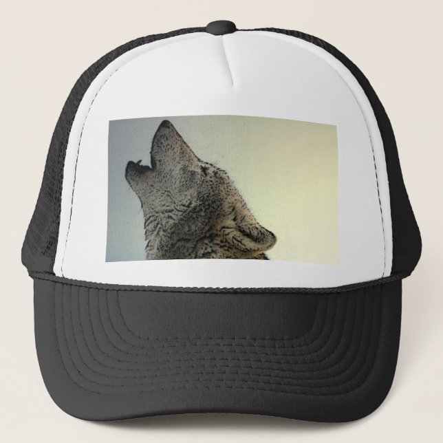 Howling Wolf Trucker Hat (Front)