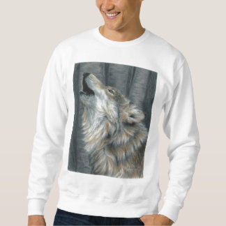 Howling Wolf  Unisex Sweatshirt mens or ladies