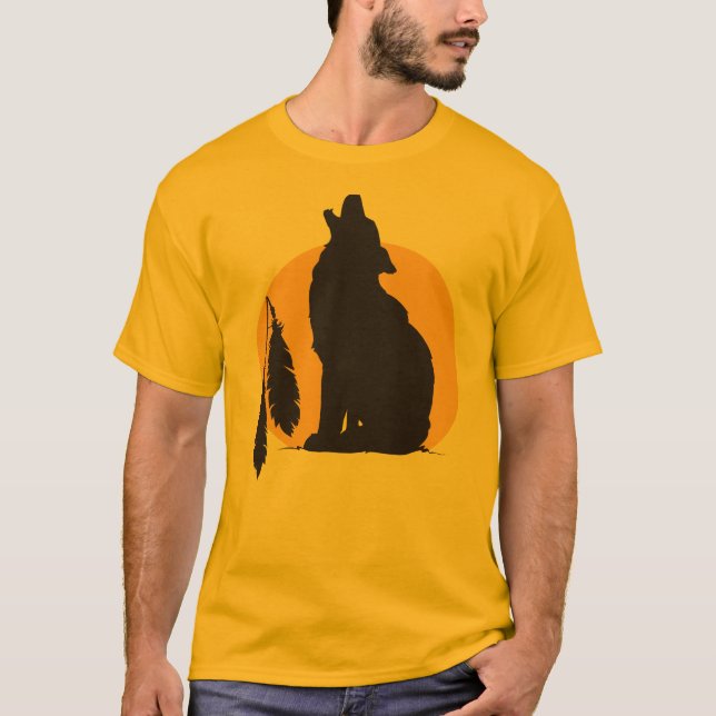 Howling wolve T-Shirt (Front)