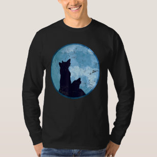 Howling Wolves Pack Predator Forest Animal Moonlig T-Shirt