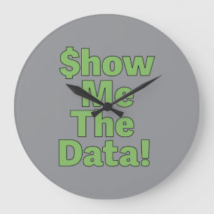 $howMeTheData! Large Clock