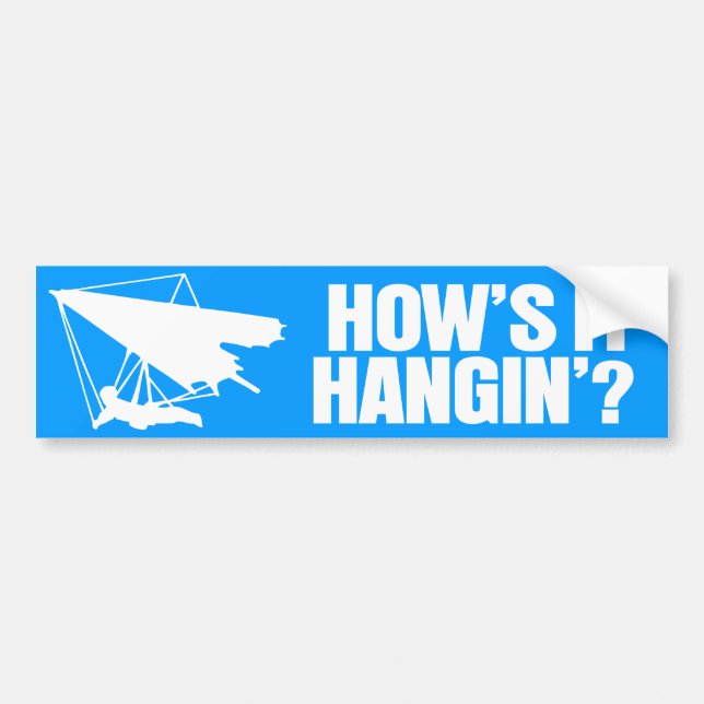 How's it Hanging? Bumper Sticker (Front)
