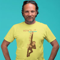 How's It Hanging Cute Monkey Graphic