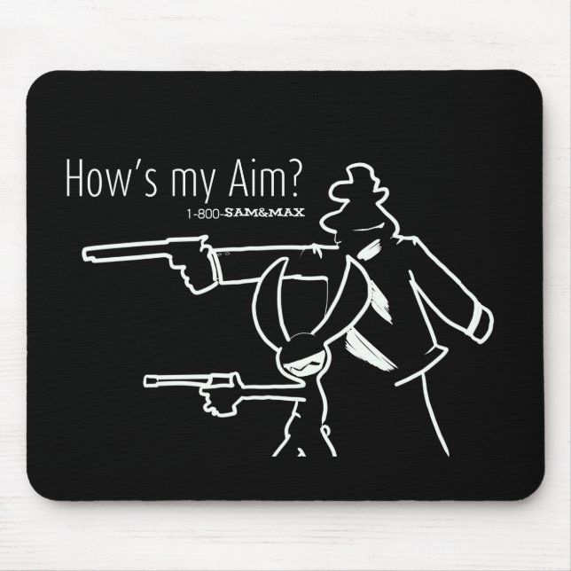 How's my Aim? Mouse Pad (Front)