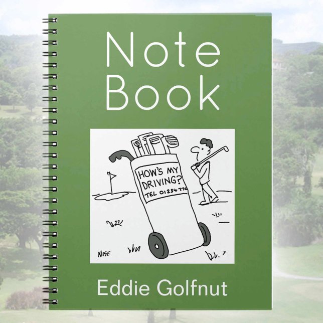 How's My Driving? Funny Golfer's Notebook (Creator Uploaded)