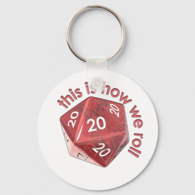 HowWeRoll20s Key Ring (Front)