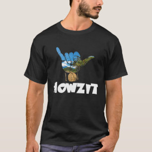Howzit Hawaii Hello Sign Souvenir Novelty T-Shirt