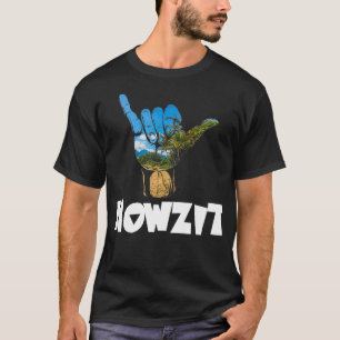 Howzit Hawaii Hello Sign Souvenir Novelty T-Shirt