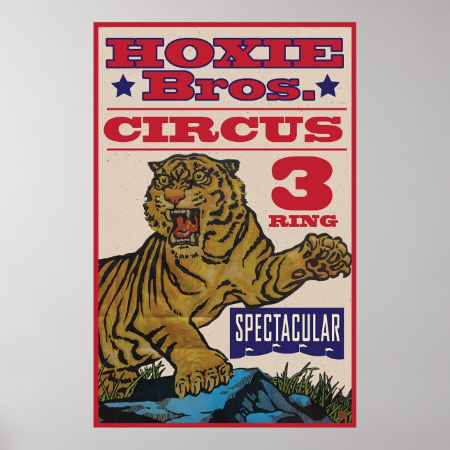 Hoxie Bros. Circus Poster (Front)