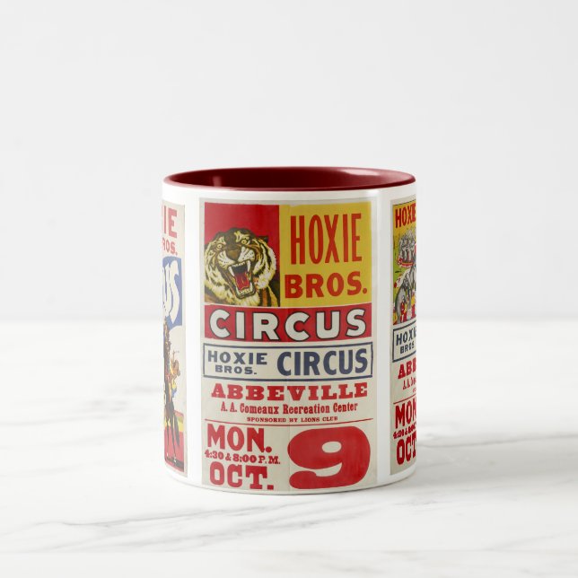 Hoxie Bros. Circus Two-Tone Coffee Mug (Center)