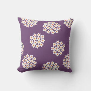 Hoya Flowers Throw Pillow