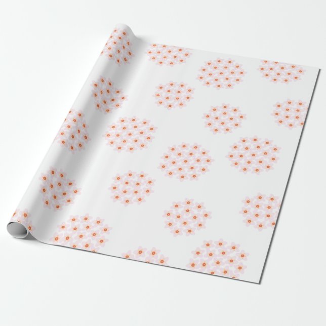 Hoya Flowers Wrapping Paper (Unrolled)