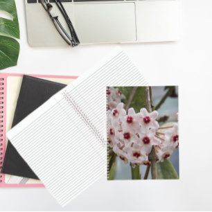 Hoya Plant Flowers Floral Notebook