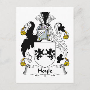 Hoyle Family Crest Postcard