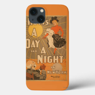 Hoyt's A day and a night in New York City Play iPhone 13 Case