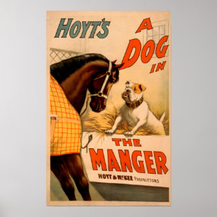 Hoyt's A dog in the Manger Theatre Poster