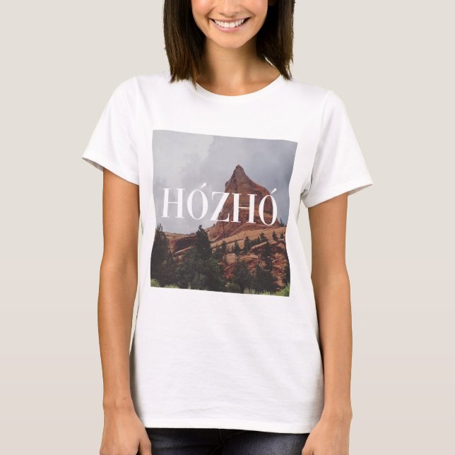 Hozho Chuska Mountains Ladies T-Shirt (Front)