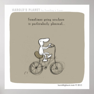 HP5038 "harold's Planet" "Going nowhere" Poster