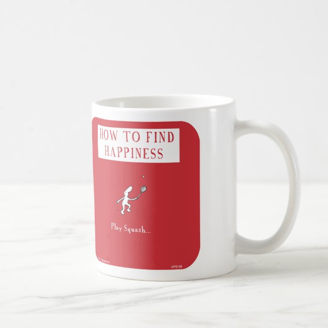 HP5156, happiness, play, squash Coffee Mug (Right)