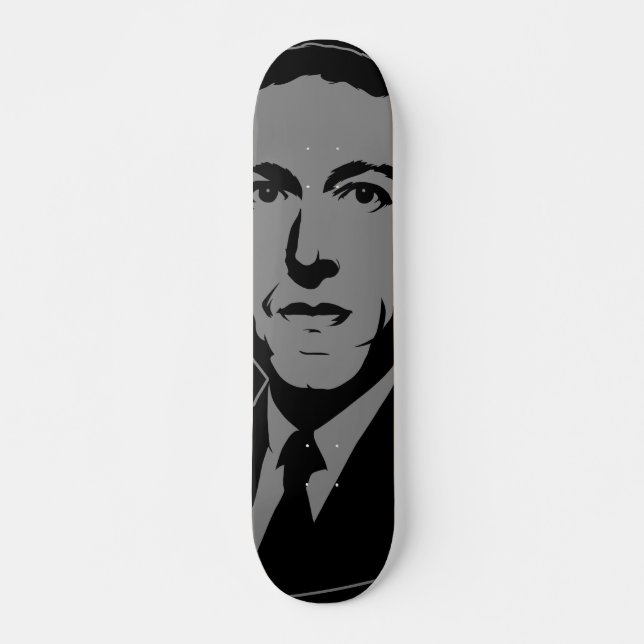 HP Lovecraft cthulhu Portrait skate deck (Front)