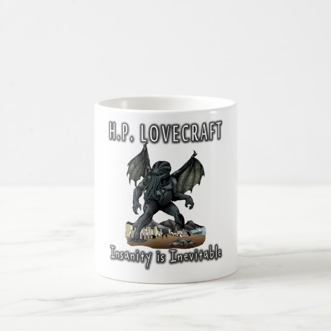 HP Lovecraft -- Insanity is Inevitable Magic Mug (Center)