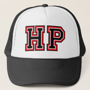 'HP' Monogram Trucker Hat