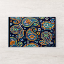 HP Paisley Print Teardrop Customised Laptop Skin