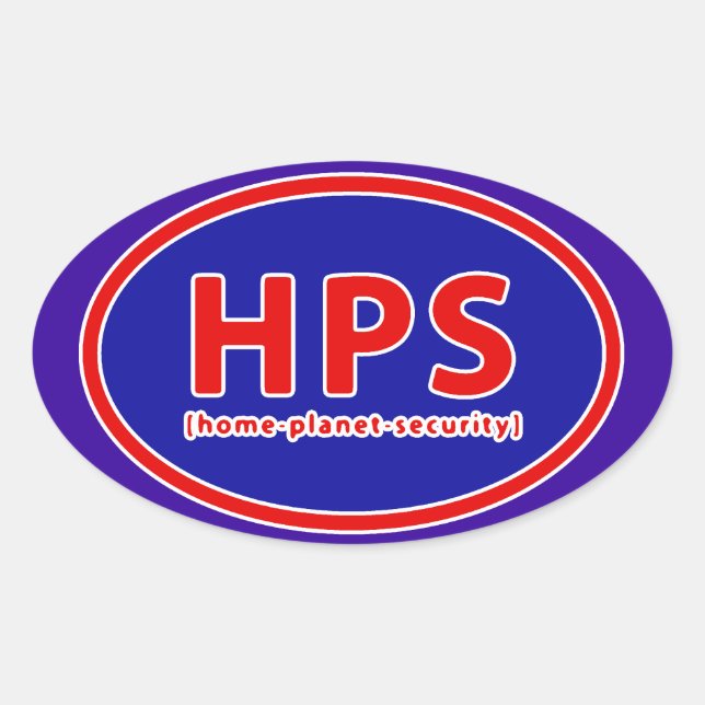 HPS OVAL STICKER (Front)