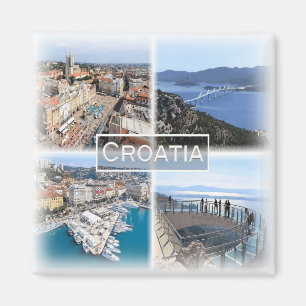 HR0024 Europe, Croatia, Zagreb, Rijeka, fridge Magnet