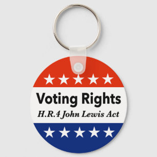 HR4 John Lewis Voting Rights Act Key Ring