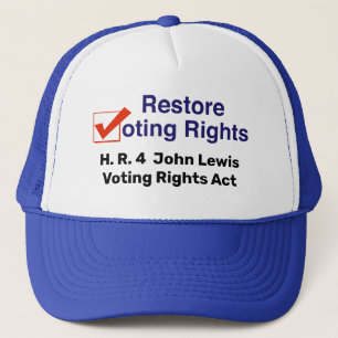 HR4 John Lewis Voting Rights Act Trucker Hat