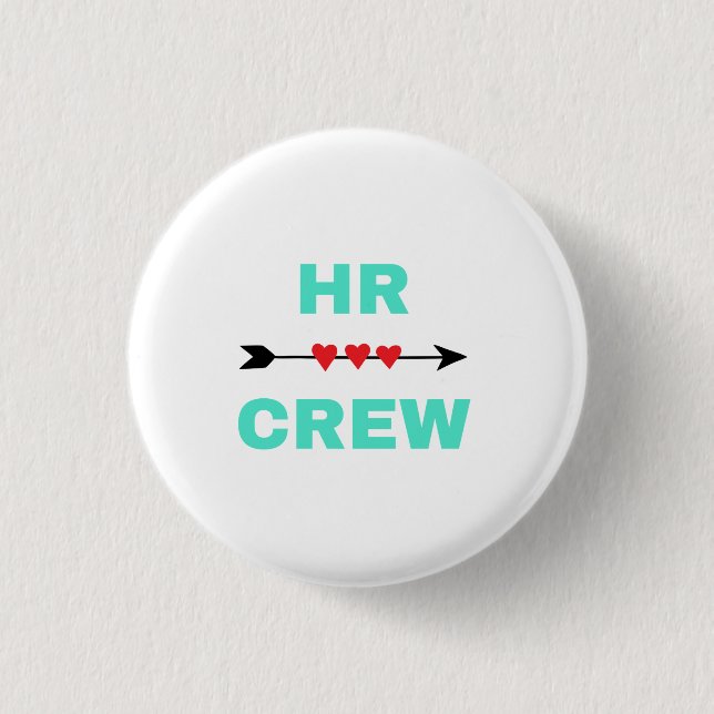 HR Crew 2 3 Cm Round Badge (Front)